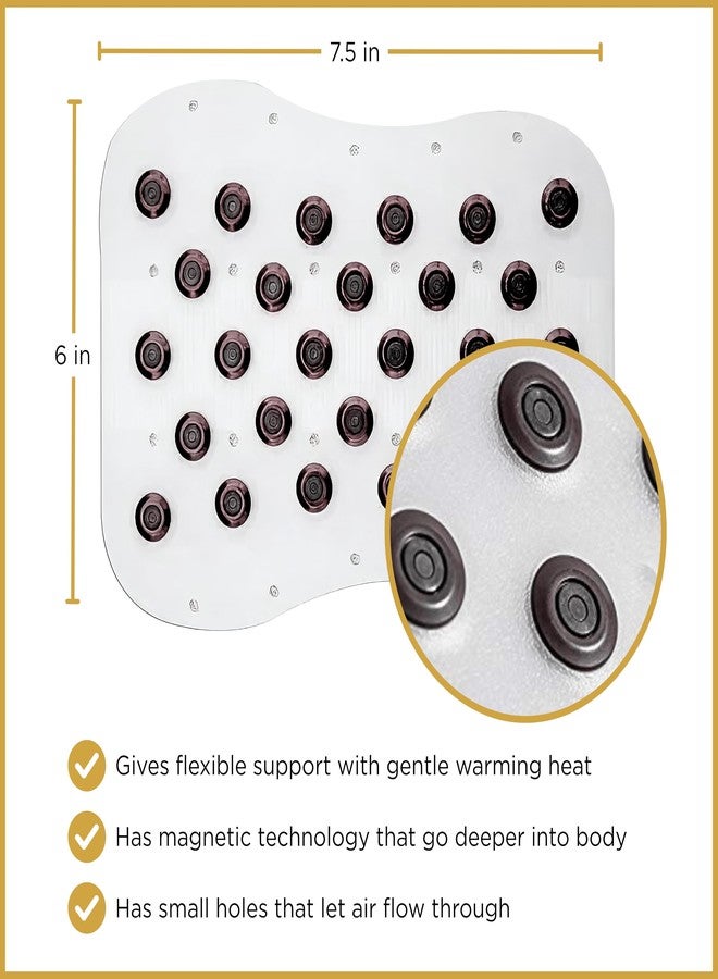 Goodscious Lower Back Support for Nikken Kenko MagFlex 14471, Use w/ Kenko Therm Back Belt for Posture Corrector, Magnet Care for Neck & Lumbar Pain, Lumbar Brace Magnetic Therapy Pad & Office Chair Support - Image 4